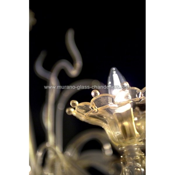 MURANO GLASS CHANDELIERSۥꥢͥ󥬥饹ǥꥢ8GONDOLAסW900H700mm