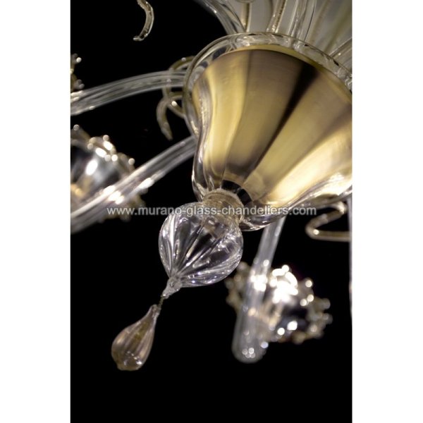 MURANO GLASS CHANDELIERSۥꥢͥ󥬥饹ǥꥢ8GONDOLAסW900H700mm