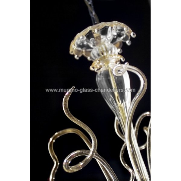 MURANO GLASS CHANDELIERSۥꥢͥ󥬥饹ǥꥢ8GONDOLAסW900H700mm