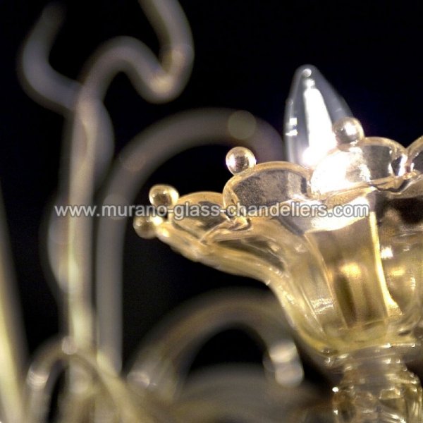 MURANO GLASS CHANDELIERSۥꥢͥ󥬥饹ǥꥢ8GONDOLAסW900H700mm