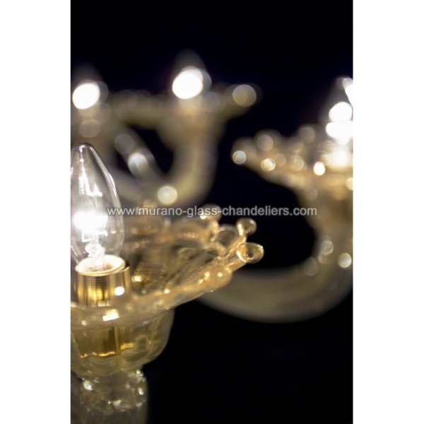 MURANO GLASS CHANDELIERSۥꥢͥ󥬥饹ǥꥢ8GONDOLAסW900H700mm