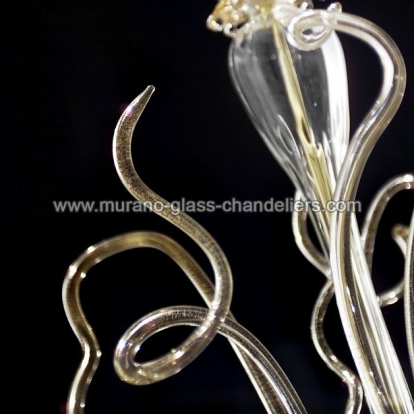 MURANO GLASS CHANDELIERSۥꥢͥ󥬥饹ǥꥢ8GONDOLAסW900H700mm