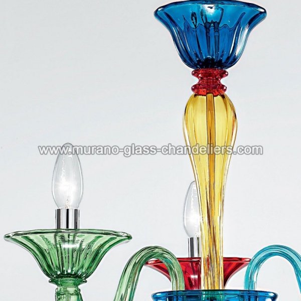 MURANO GLASS CHANDELIERSۥꥢͥ󥬥饹ǥꥢ8IRIDEסW920H660mm