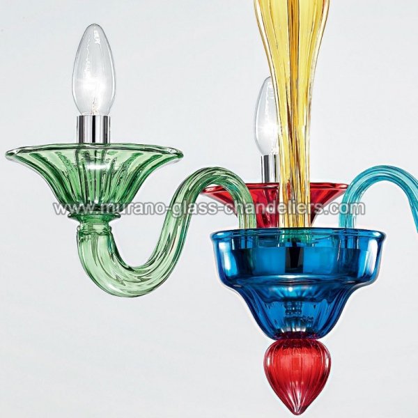 MURANO GLASS CHANDELIERSۥꥢͥ󥬥饹ǥꥢ8IRIDEסW920H660mm