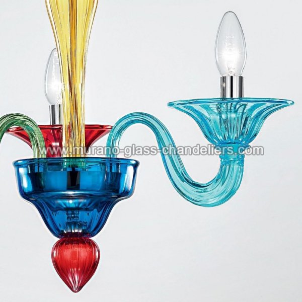 MURANO GLASS CHANDELIERSۥꥢͥ󥬥饹ǥꥢ8IRIDEסW920H660mm