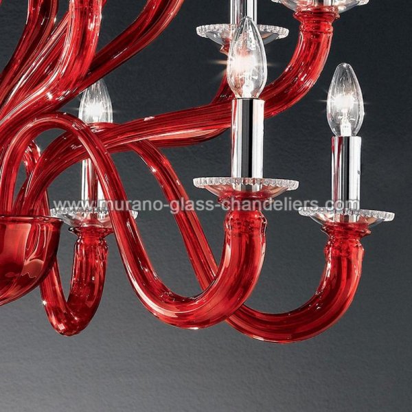 MURANO GLASS CHANDELIERSۥꥢͥ󥬥饹ǥꥢ18LEONTEסW860H780mm