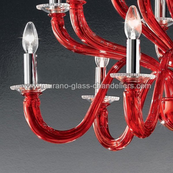 MURANO GLASS CHANDELIERSۥꥢͥ󥬥饹ǥꥢ18LEONTEסW860H780mm