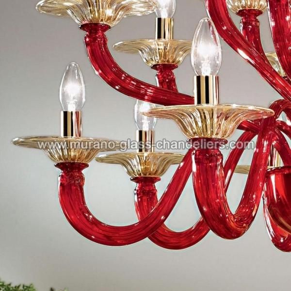 MURANO GLASS CHANDELIERSۥꥢͥ󥬥饹ǥꥢ20MACBETHסW940H780mm