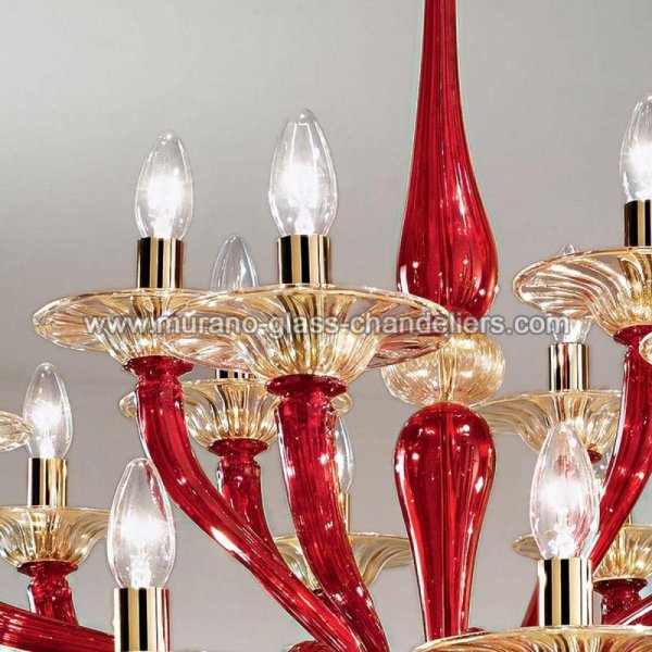 MURANO GLASS CHANDELIERSۥꥢͥ󥬥饹ǥꥢ20MACBETHסW940H780mm