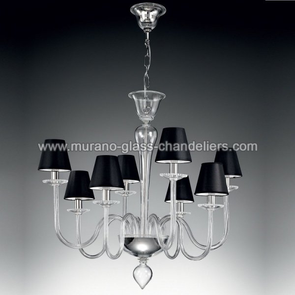 MURANO GLASS CHANDELIERSۥꥢͥ󥬥饹ǥꥢ8MIRANDAסW750H720mm