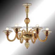 【MURANO GLASS CHANDELIERS】イタリア・ヴェネチアンガラスシャンデリア6灯「NANE」（W650×H700mm）<img class='new_mark_img2' src='https://img.shop-pro.jp/img/new/icons1.gif' style='border:none;display:inline;margin:0px;padding:0px;width:auto;' />