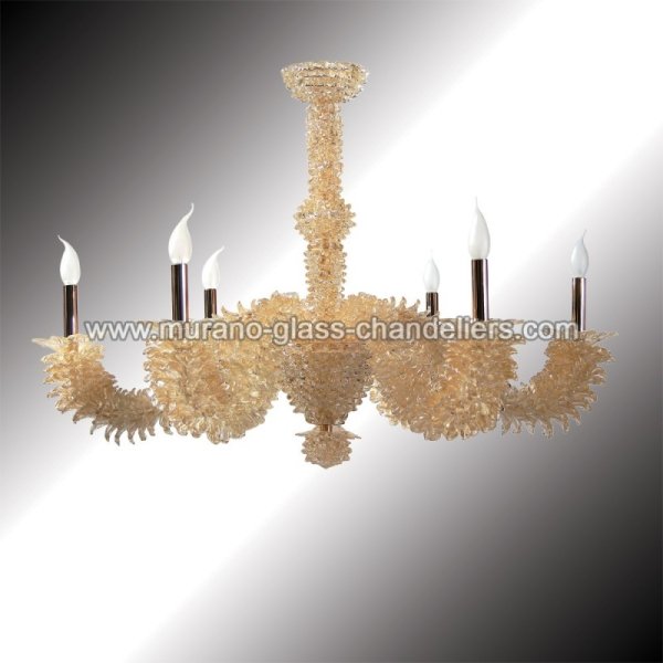 MURANO GLASS CHANDELIERSۥꥢͥ󥬥饹ǥꥢ6NARCISOסW950H750mm