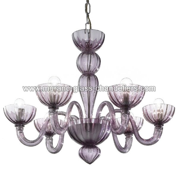 MURANO GLASS CHANDELIERSۥꥢͥ󥬥饹ǥꥢ6REDENTOREסW700H510mm