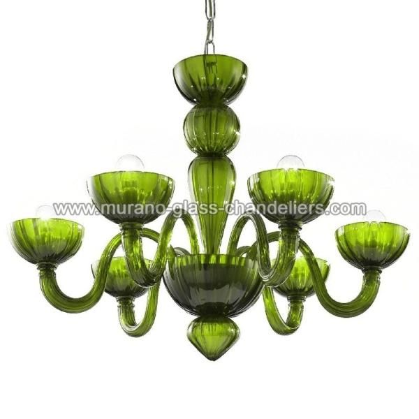 MURANO GLASS CHANDELIERSۥꥢͥ󥬥饹ǥꥢ6REDENTOREסW700H510mm