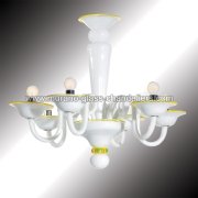【MURANO GLASS CHANDELIERS】イタリア・ヴェネチアンガラスシャンデリア6灯「SORBETTO」（W700×H580mm）<img class='new_mark_img2' src='https://img.shop-pro.jp/img/new/icons1.gif' style='border:none;display:inline;margin:0px;padding:0px;width:auto;' />
