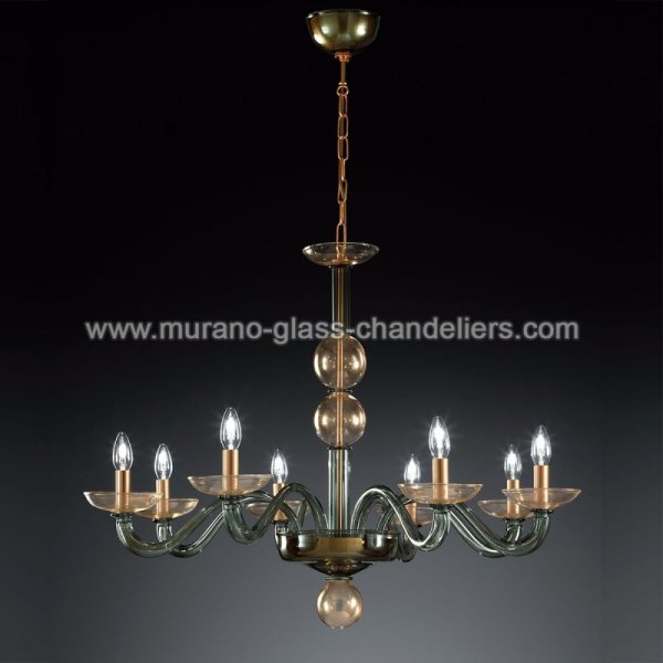 MURANO GLASS CHANDELIERSۥꥢͥ󥬥饹ǥꥢ8TIBALDOסW940H680mm