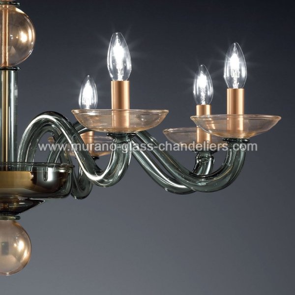 MURANO GLASS CHANDELIERSۥꥢͥ󥬥饹ǥꥢ8TIBALDOסW940H680mm