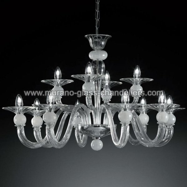 MURANO GLASS CHANDELIERSۥꥢͥ󥬥饹ǥꥢ12WOLFGANGסW900H540mm