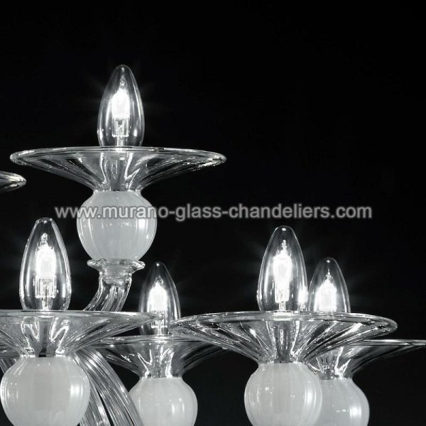 MURANO GLASS CHANDELIERSۥꥢͥ󥬥饹ǥꥢ12WOLFGANGסW900H540mm