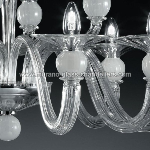 MURANO GLASS CHANDELIERSۥꥢͥ󥬥饹ǥꥢ12WOLFGANGסW900H540mm