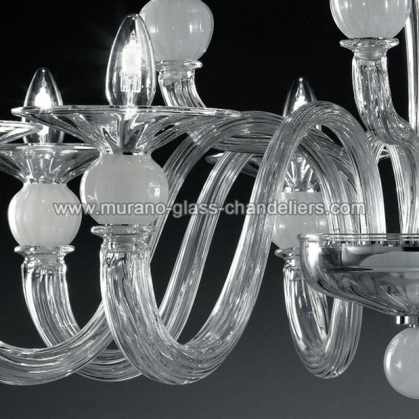 MURANO GLASS CHANDELIERSۥꥢͥ󥬥饹ǥꥢ12WOLFGANGסW900H540mm