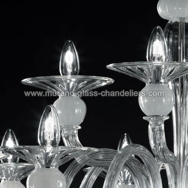 MURANO GLASS CHANDELIERSۥꥢͥ󥬥饹ǥꥢ12WOLFGANGסW900H540mm