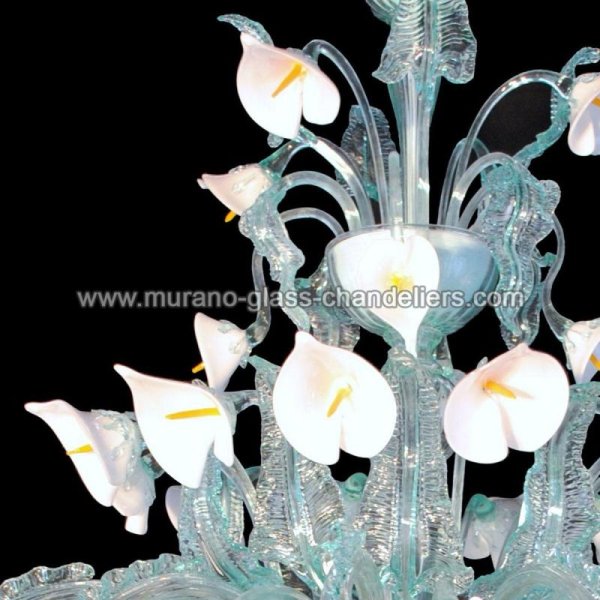 MURANO GLASS CHANDELIERSۥꥢͥ󥬥饹ǥꥢ12CALLE BIANCHEסW1200H900mm