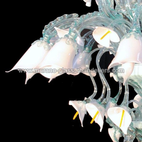 MURANO GLASS CHANDELIERSۥꥢͥ󥬥饹ǥꥢ12CALLE BIANCHEסW1200H900mm