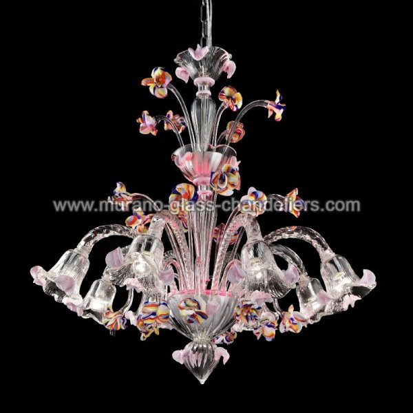 MURANO GLASS CHANDELIERSۥꥢͥ󥬥饹ǥꥢ8CARNEVALEסW900H800mm