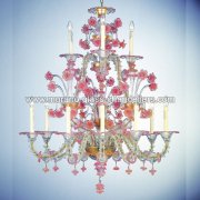 【MURANO GLASS CHANDELIERS】イタリア・ヴェネチアンガラスシャンデリア12灯「CLORIS」（W1200×H1500mm）<img class='new_mark_img2' src='https://img.shop-pro.jp/img/new/icons1.gif' style='border:none;display:inline;margin:0px;padding:0px;width:auto;' />