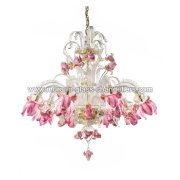 【MURANO GLASS CHANDELIERS】イタリア・ヴェネチアンガラスシャンデリア8灯「DELIZIA」（W1000×H950mm）<img class='new_mark_img2' src='https://img.shop-pro.jp/img/new/icons1.gif' style='border:none;display:inline;margin:0px;padding:0px;width:auto;' />