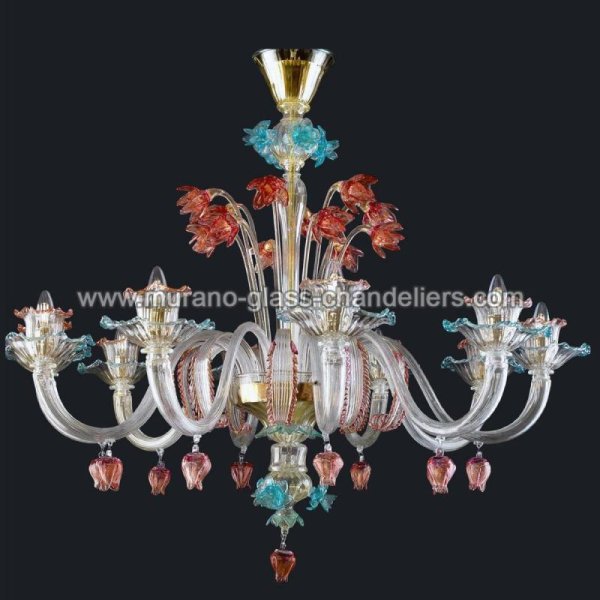 MURANO GLASS CHANDELIERSۥꥢͥ󥬥饹ǥꥢ8EVANGELINEסW950H900mm