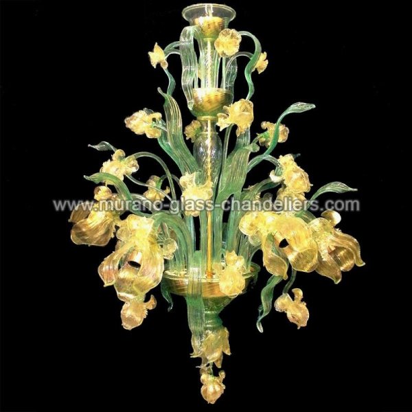 MURANO GLASS CHANDELIERSۥꥢͥ󥬥饹ǥꥢ6FIORE D'ACQUAסW600H900mm