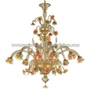 【MURANO GLASS CHANDELIERS】イタリア・ヴェネチアンガラスシャンデリア10灯「GIRASOLE」（W1100×H1300mm）<img class='new_mark_img2' src='https://img.shop-pro.jp/img/new/icons1.gif' style='border:none;display:inline;margin:0px;padding:0px;width:auto;' />