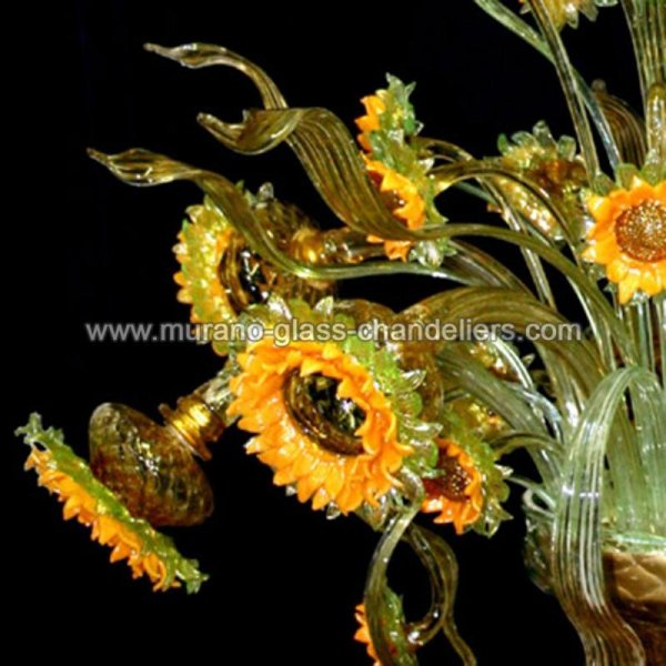 MURANO GLASS CHANDELIERSۥꥢͥ󥬥饹ǥꥢ8GIRASOLI DI VAN GOGHסW900H1200mm