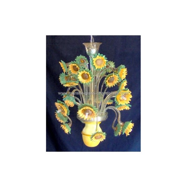 MURANO GLASS CHANDELIERSۥꥢͥ󥬥饹ǥꥢ9GIRASOLIסW800H1000mm