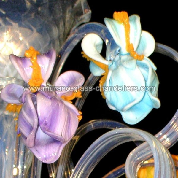 MURANO GLASS CHANDELIERSۥꥢͥ󥬥饹ǥꥢ8LETIZIAסW950H1250mm