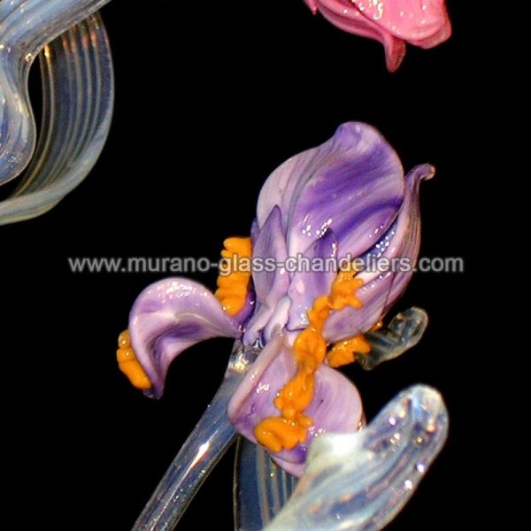 MURANO GLASS CHANDELIERSۥꥢͥ󥬥饹ǥꥢ8LETIZIAסW950H1250mm