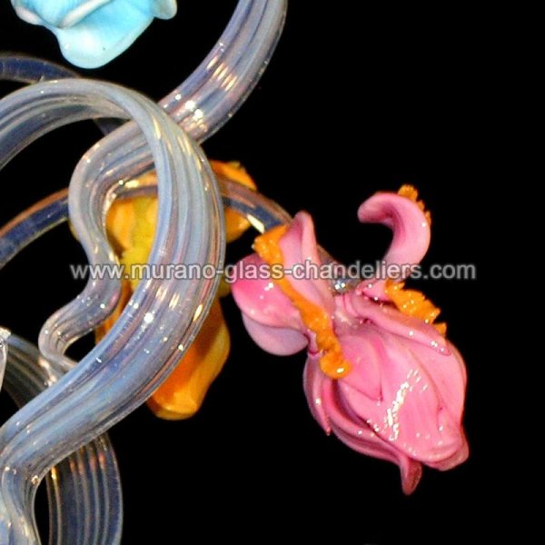 MURANO GLASS CHANDELIERSۥꥢͥ󥬥饹ǥꥢ8LETIZIAסW950H1250mm