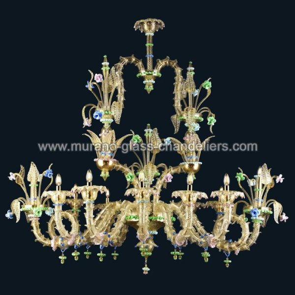 MURANO GLASS CHANDELIERSۥꥢͥ󥬥饹ǥꥢ12MEAסW1700H1450mm