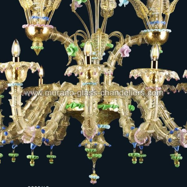 MURANO GLASS CHANDELIERSۥꥢͥ󥬥饹ǥꥢ12MEAסW1700H1450mm