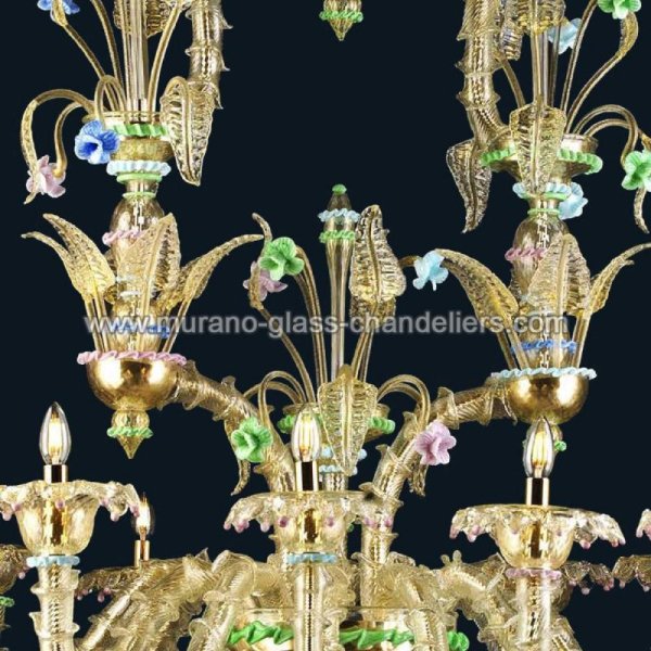 MURANO GLASS CHANDELIERSۥꥢͥ󥬥饹ǥꥢ12MEAסW1700H1450mm