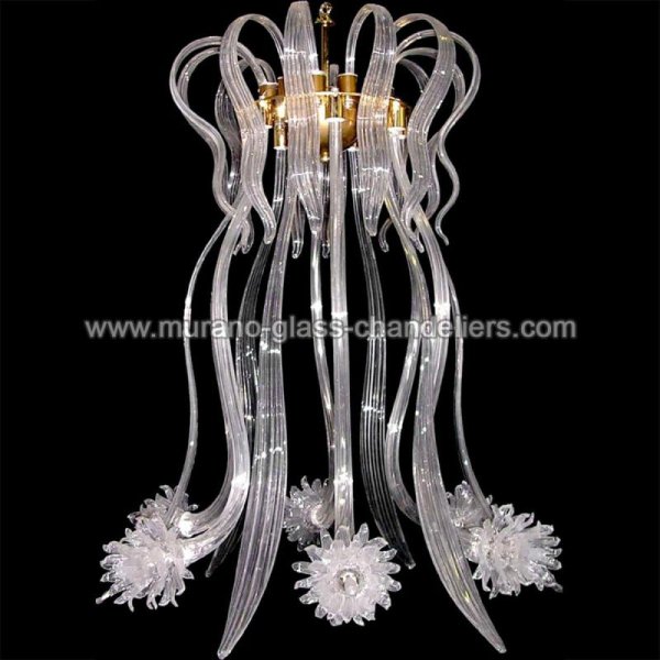 MURANO GLASS CHANDELIERSۥꥢͥ󥬥饹ǥꥢ6MEDUSAסW600H700mm