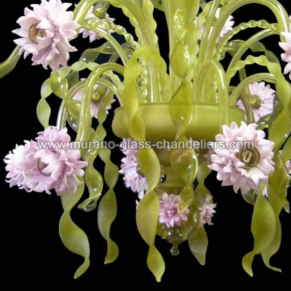 MURANO GLASS CHANDELIERSۥꥢͥ󥬥饹ǥꥢ18NASTRI VERDIסW900H900mm