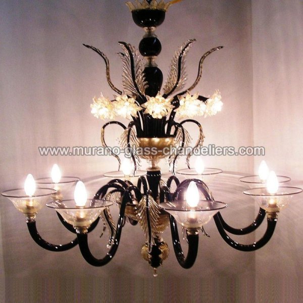 MURANO GLASS CHANDELIERSۥꥢͥ󥬥饹ǥꥢ8PIRAMIDEסW900H900mm