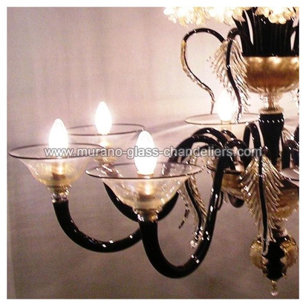 MURANO GLASS CHANDELIERSۥꥢͥ󥬥饹ǥꥢ8PIRAMIDEסW900H900mm