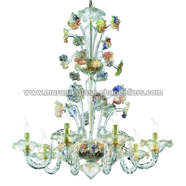 MURANO GLASS CHANDELIERSۥꥢͥ󥬥饹ǥꥢ8TIEPOLOסW930H980mm