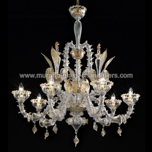 MURANO GLASS CHANDELIERSۥꥢͥ󥬥饹ǥꥢ6ORAZIOסW1000H1200mm