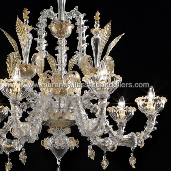 MURANO GLASS CHANDELIERSۥꥢͥ󥬥饹ǥꥢ6ORAZIOסW1000H1200mm