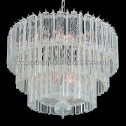 【MURANO GLASS CHANDELIERS】イタリア・ヴェネチアンガラスシャンデリア9灯「ARCHIE」（W600×H450mm）